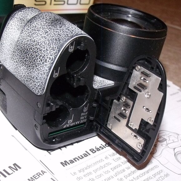 Black Fujifilm FinePix S Series S1500 10.0MP Digital Camera TESTED & WORKING - Picture 4 of 7